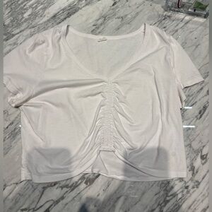 Wilfred White Short Sleeve Button Down Shirt